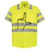 Men's High Visibility Safety Short Sleeve Work Shirt Thumbnail
