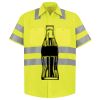 Men's High Visibility Safety Short Sleeve Work Shirt Thumbnail