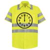 Men's High Visibility Safety Short Sleeve Work Shirt Thumbnail