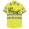 Men's High Visibility Safety Short Sleeve Work Shirt Thumbnail