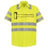 Men's High Visibility Safety Short Sleeve Work Shirt Thumbnail