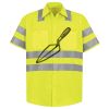 Men's High Visibility Safety Short Sleeve Work Shirt Thumbnail