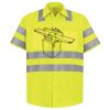 Men's High Visibility Safety Short Sleeve Work Shirt Thumbnail