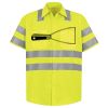 Men's High Visibility Safety Short Sleeve Work Shirt Thumbnail
