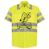 Men's High Visibility Safety Short Sleeve Work Shirt Thumbnail