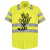 Men's High Visibility Safety Short Sleeve Work Shirt Thumbnail