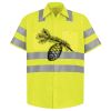 Men's High Visibility Safety Short Sleeve Work Shirt Thumbnail