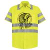 Men's High Visibility Safety Short Sleeve Work Shirt Thumbnail