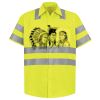 Men's High Visibility Safety Short Sleeve Work Shirt Thumbnail