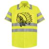 Men's High Visibility Safety Short Sleeve Work Shirt Thumbnail