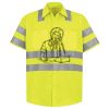 Men's High Visibility Safety Short Sleeve Work Shirt Thumbnail
