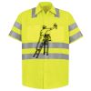 Men's High Visibility Safety Short Sleeve Work Shirt Thumbnail