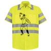 Men's High Visibility Safety Short Sleeve Work Shirt Thumbnail