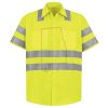 Men's High Visibility Safety Short Sleeve Work Shirt Thumbnail