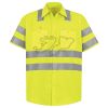 Men's High Visibility Safety Short Sleeve Work Shirt Thumbnail