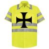 Men's High Visibility Safety Short Sleeve Work Shirt Thumbnail