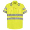 Men's High Visibility Safety Short Sleeve Work Shirt Thumbnail