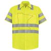 Men's High Visibility Safety Short Sleeve Work Shirt Thumbnail