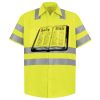 Men's High Visibility Safety Short Sleeve Work Shirt Thumbnail