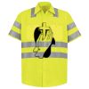 Men's High Visibility Safety Short Sleeve Work Shirt Thumbnail