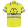 Men's High Visibility Safety Short Sleeve Work Shirt Thumbnail