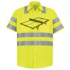 Men's High Visibility Safety Short Sleeve Work Shirt Thumbnail