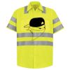 Men's High Visibility Safety Short Sleeve Work Shirt Thumbnail