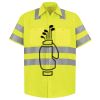 Men's High Visibility Safety Short Sleeve Work Shirt Thumbnail
