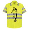 Men's High Visibility Safety Short Sleeve Work Shirt Thumbnail