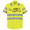 Men's High Visibility Safety Short Sleeve Work Shirt Thumbnail