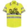 Men's High Visibility Safety Short Sleeve Work Shirt Thumbnail