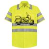 Men's High Visibility Safety Short Sleeve Work Shirt Thumbnail