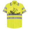 Men's High Visibility Safety Short Sleeve Work Shirt Thumbnail