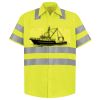 Men's High Visibility Safety Short Sleeve Work Shirt Thumbnail