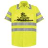 Men's High Visibility Safety Short Sleeve Work Shirt Thumbnail
