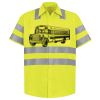 Men's High Visibility Safety Short Sleeve Work Shirt Thumbnail