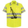 Men's High Visibility Safety Short Sleeve Work Shirt Thumbnail