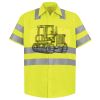 Men's High Visibility Safety Short Sleeve Work Shirt Thumbnail