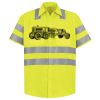 Men's High Visibility Safety Short Sleeve Work Shirt Thumbnail