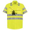 Men's High Visibility Safety Short Sleeve Work Shirt Thumbnail