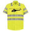 Men's High Visibility Safety Short Sleeve Work Shirt Thumbnail
