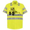 Men's High Visibility Safety Short Sleeve Work Shirt Thumbnail