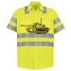 Men's High Visibility Safety Short Sleeve Work Shirt Thumbnail