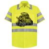Men's High Visibility Safety Short Sleeve Work Shirt Thumbnail