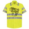 Men's High Visibility Safety Short Sleeve Work Shirt Thumbnail