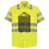 Men's High Visibility Safety Short Sleeve Work Shirt Thumbnail