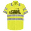 Men's High Visibility Safety Short Sleeve Work Shirt Thumbnail