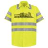 Men's High Visibility Safety Short Sleeve Work Shirt Thumbnail