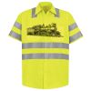 Men's High Visibility Safety Short Sleeve Work Shirt Thumbnail