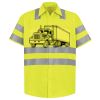 Men's High Visibility Safety Short Sleeve Work Shirt Thumbnail